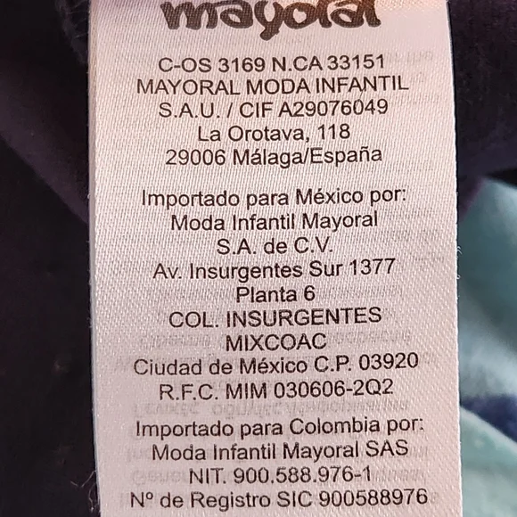 Mayoral Pleated A-Line Dress Size 4 Color Navy - Picture 5 of 10